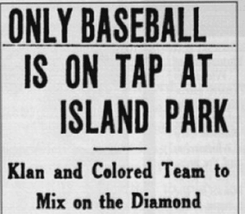 A Wichita Beacon article lists the ground rules for the game.
